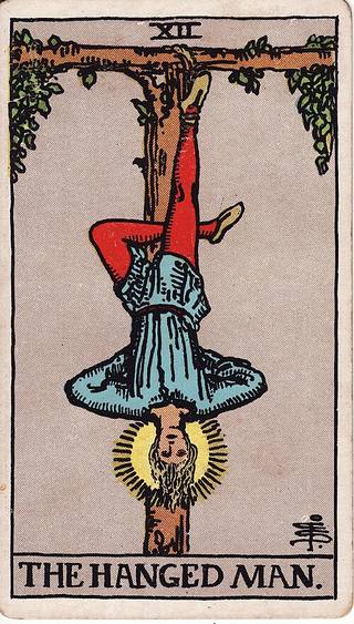 The Hanged Man tarot card